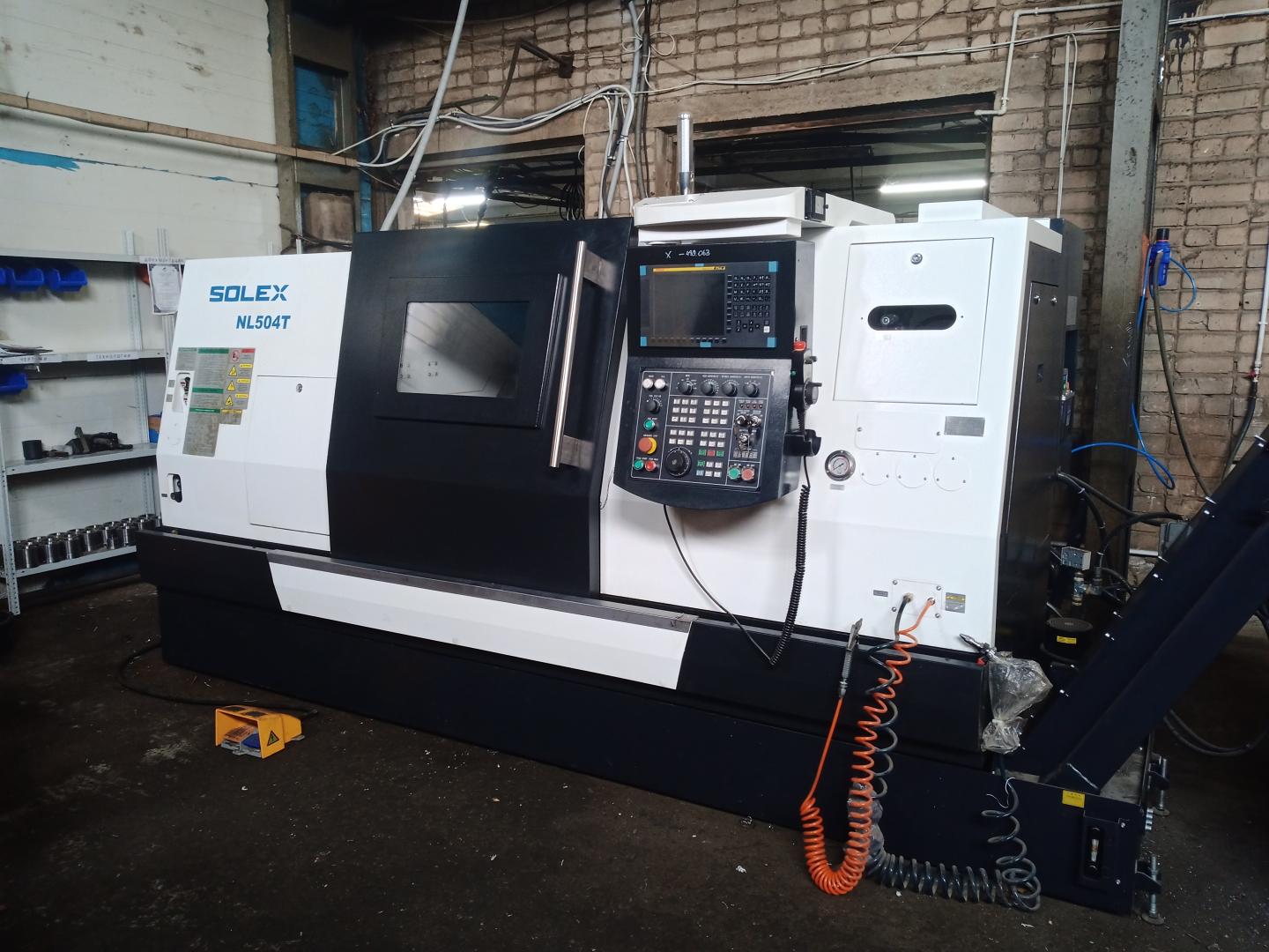 Токарный обрабатывающий центр с ЧПУ Solex NL504T