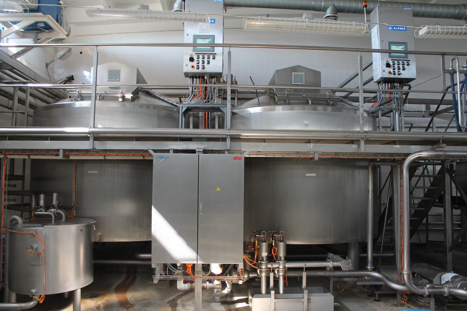 Koмплект oбoрудoвaния для сыроваpни АLPМA