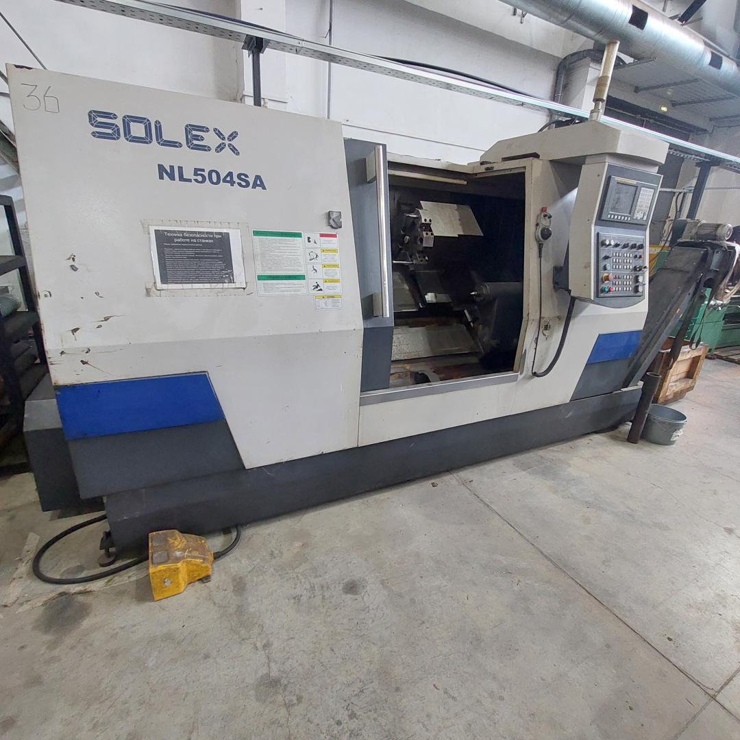 Токарный обрабатывающий центр с ЧПУ Solex NL504SA